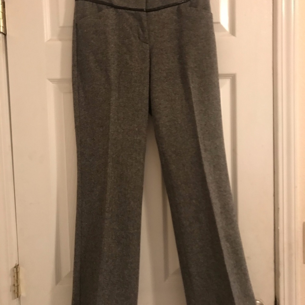 Express Design Studio dress pants with leopard-print lining